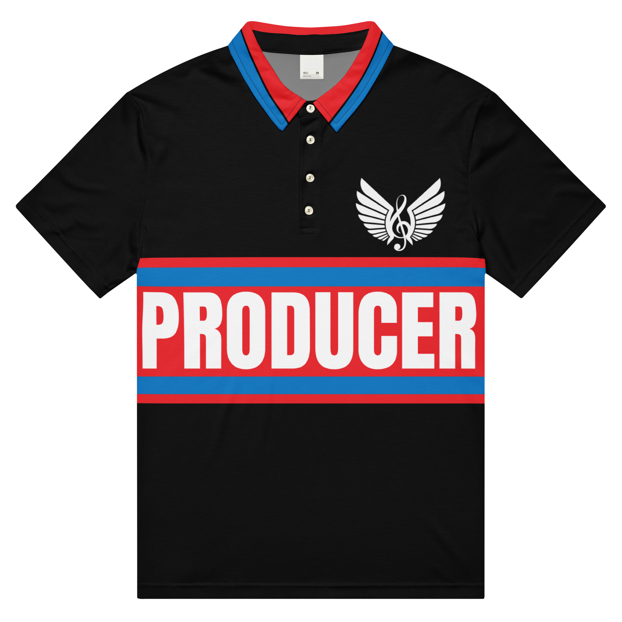 mens-all-over-print-slim-fit-polo-shirt-black-front-6a2240851da90.jpg Men’s slim fit polo